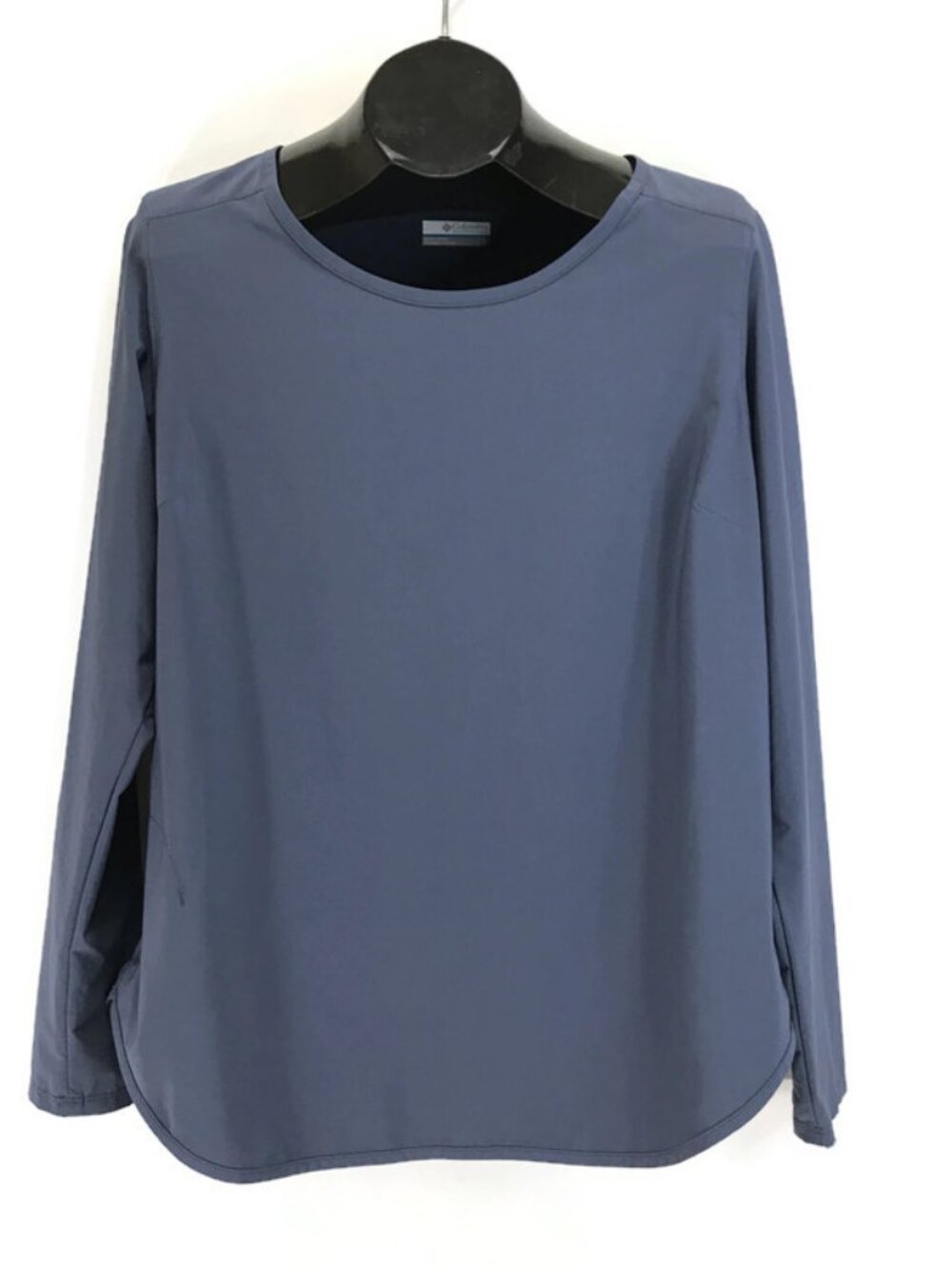 Columbia Place to Place Long Sleeve Sun Shirt Women's Large Blue Stretch Outdoor